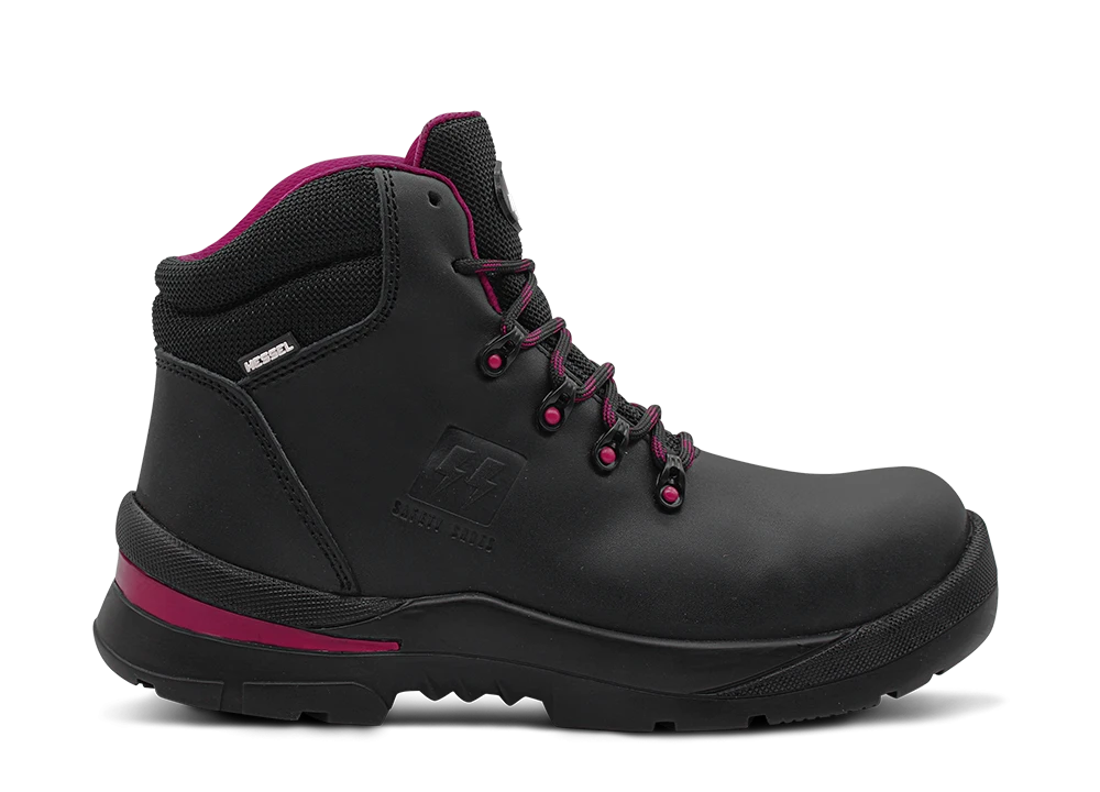 Bota de seguridad Dinamic 720 PU – Negro Rosa
