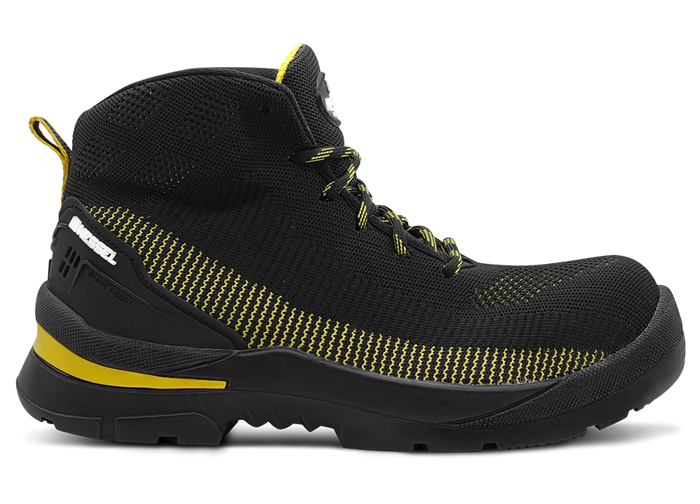 Bota de seguridad Dinamic X 733 PU – Negro Amarillo